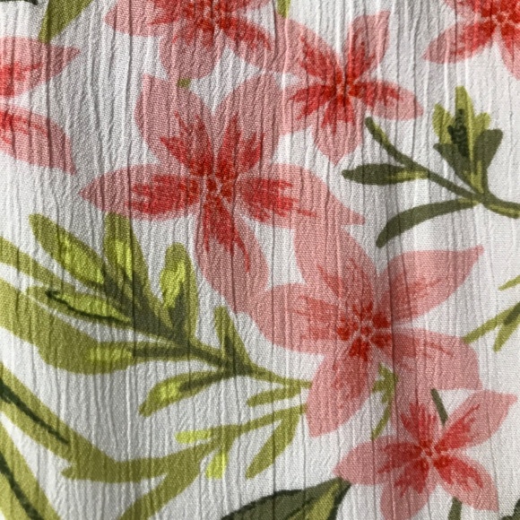 Hurley Ruffle Hem Women’s Maxi Dress S White Floral NWOT - Picture 10 of 14